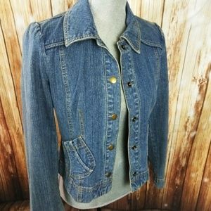Ann Taylor LOFT  blue jean jacket
